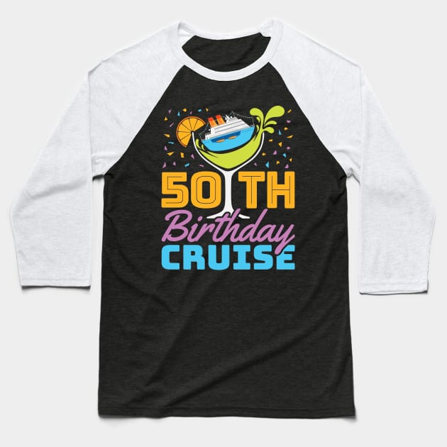 50th Birthday Baseball T-Shirt by konealfares